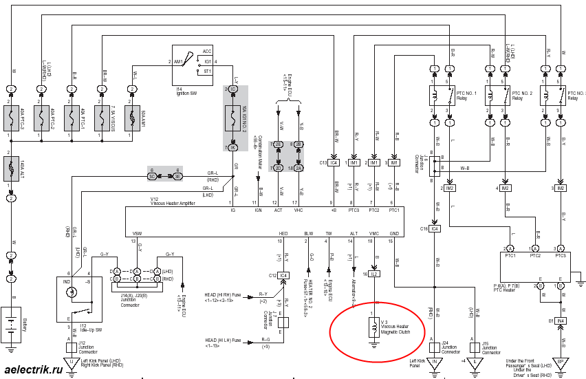 Прадо схема. Схема подогрева сидений Прадо 120. Схема ABS Toyota Prado 120.