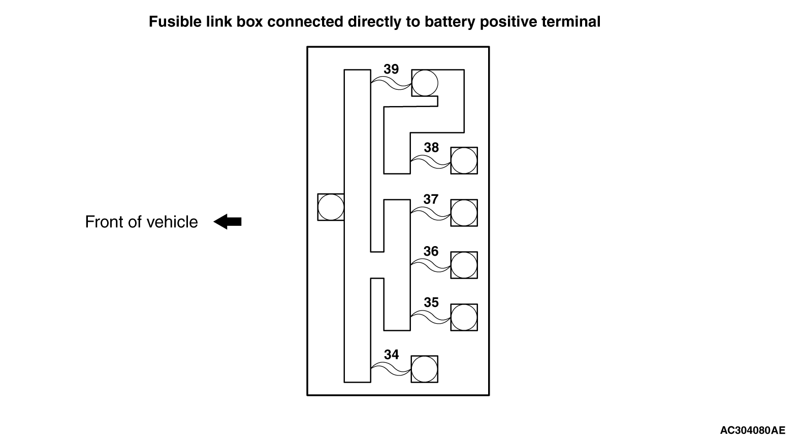 mmc аутлендер xl электросхема CENTRALIZED JUNCTION 