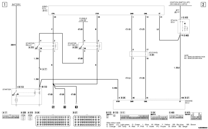 mmc asx 2019 электросхемы pdf