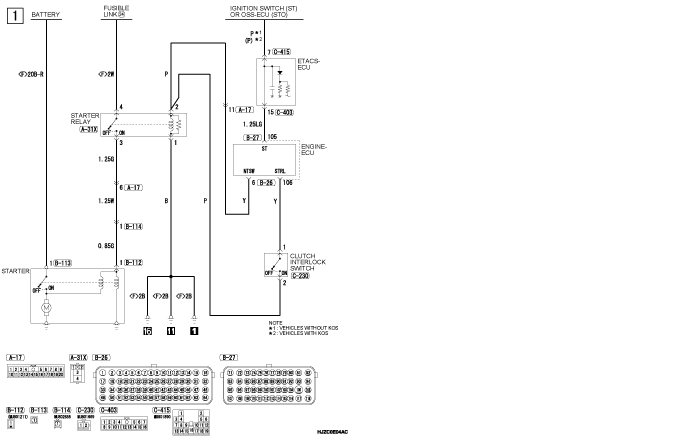 mmc asx 2019 электросхемы pdf