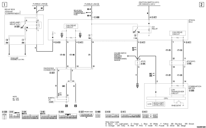 mmc asx 2019 электросхемы pdf