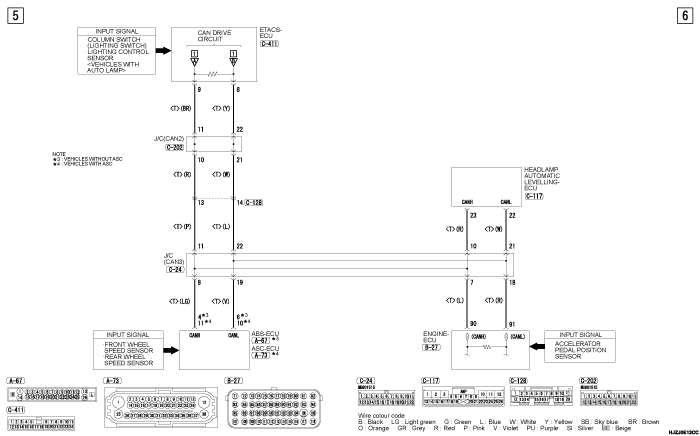 mmc asx 2019 электросхемы pdf