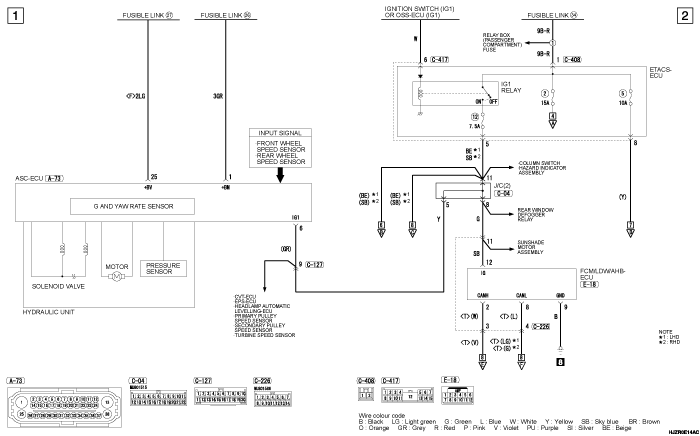 mmc asx 2019 электросхемы pdf