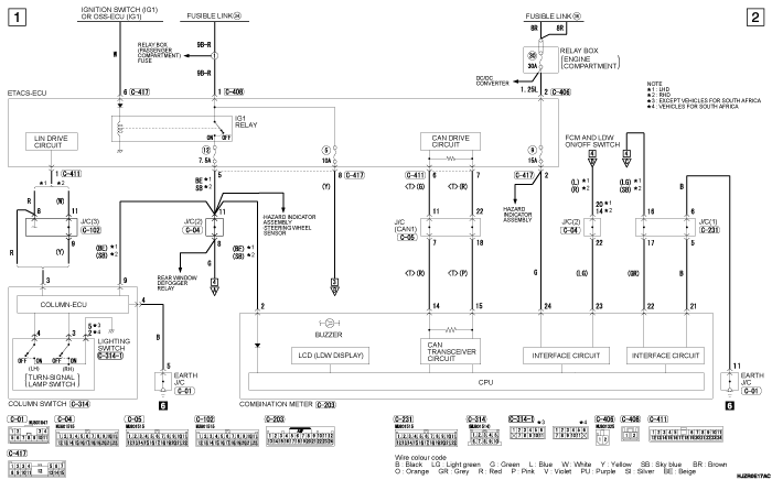 mmc asx 2019 электросхемы pdf