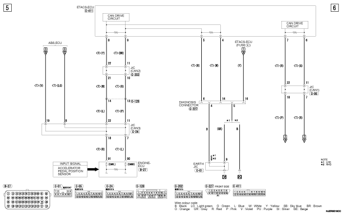 mmc asx 2019 электросхемы pdf