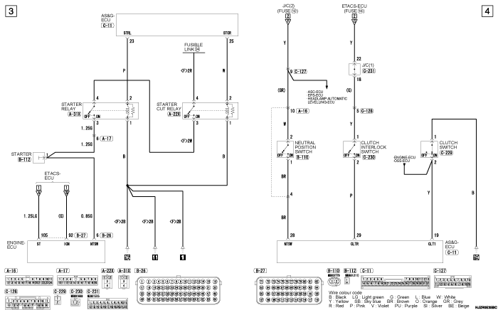 mmc asx 2019 электросхемы pdf