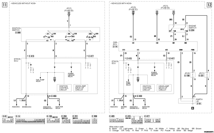 mmc asx 2019 электросхемы pdf