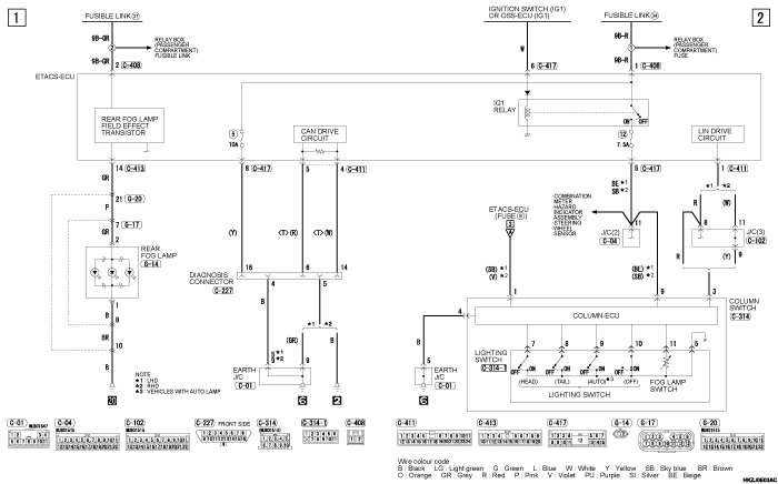 mmc asx 2019 электросхемы pdf