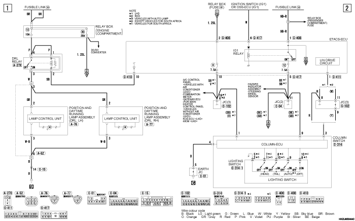 mmc asx 2019 электросхемы pdf