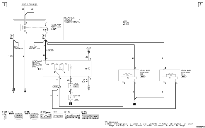 mmc asx 2019 электросхемы pdf