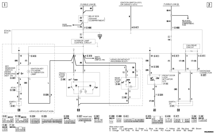 mmc asx 2019 электросхемы pdf