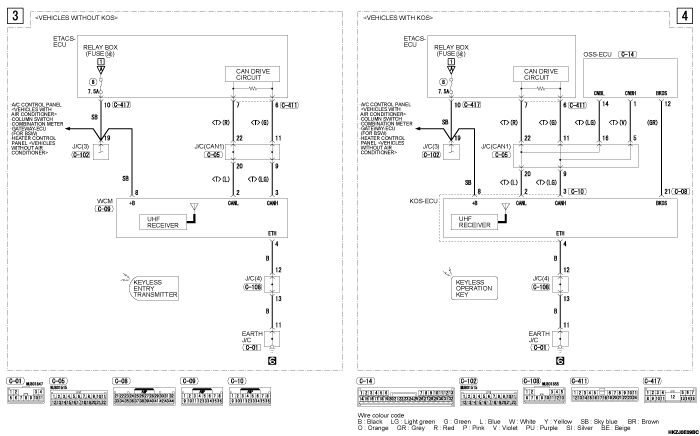 mmc asx 2019 электросхемы pdf