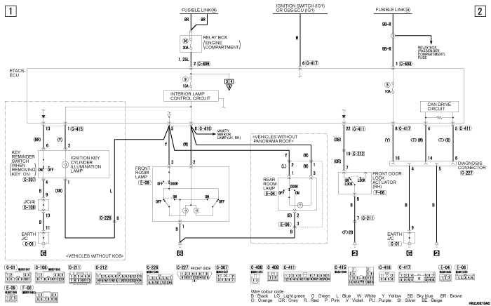 mmc asx 2019 электросхемы pdf