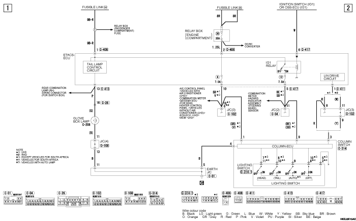 mmc asx 2019 электросхемы pdf