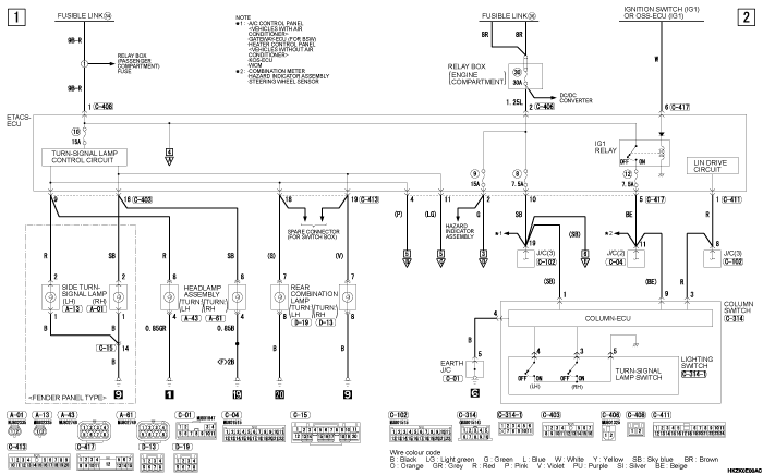 mmc asx 2019 электросхемы pdf