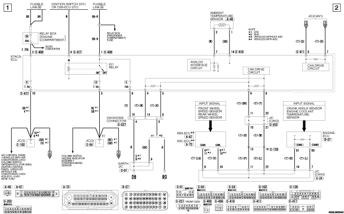 mmc asx 2019 электросхемы pdf