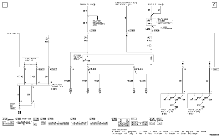 mmc asx 2019 электросхемы pdf