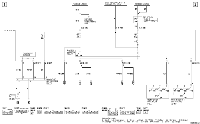 mmc asx 2019 электросхемы pdf