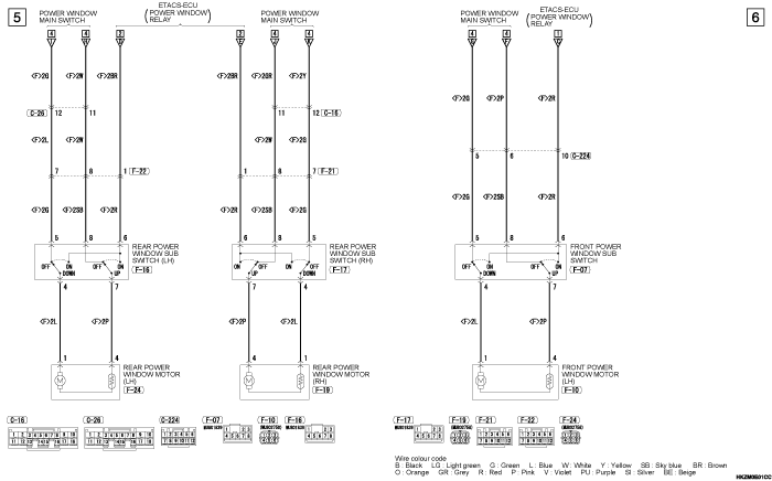 mmc asx 2019 электросхемы pdf