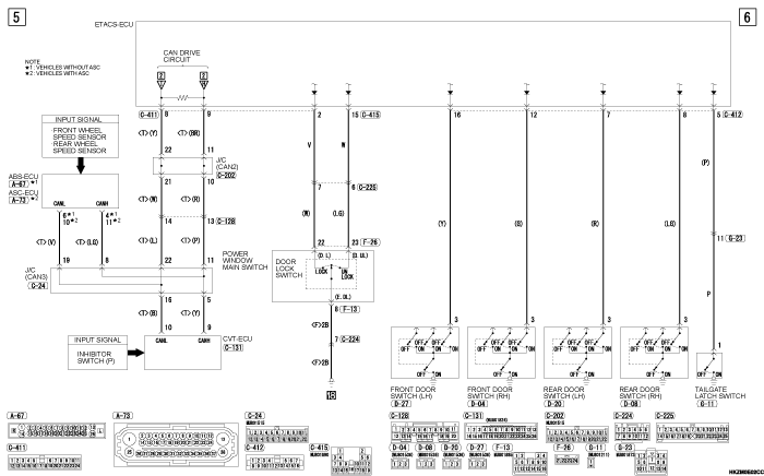 mmc asx 2019 электросхемы pdf