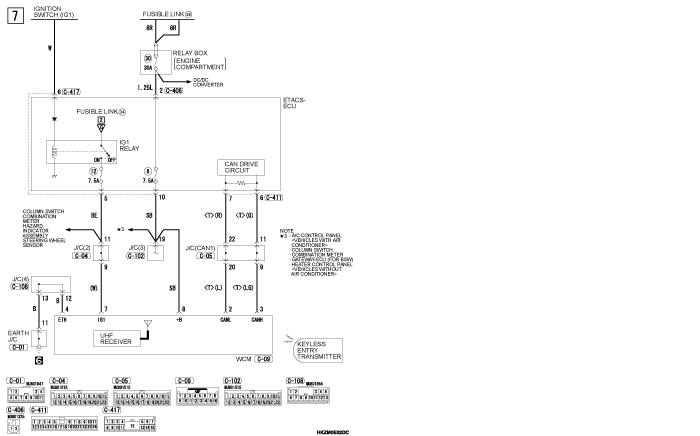 mmc asx 2019 электросхемы pdf