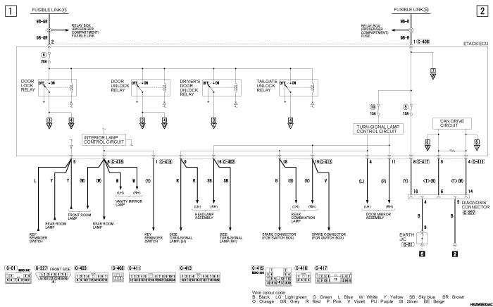 mmc asx 2019 электросхемы pdf