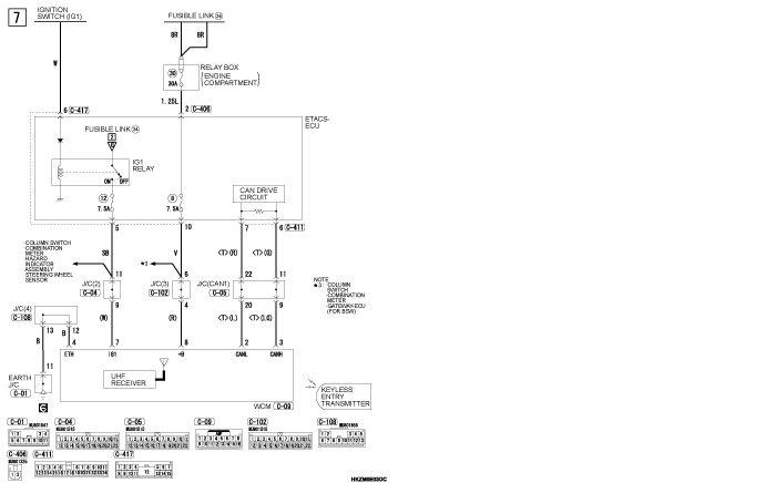 mmc asx 2019 электросхемы pdf