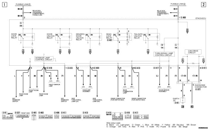 mmc asx 2019 электросхемы pdf