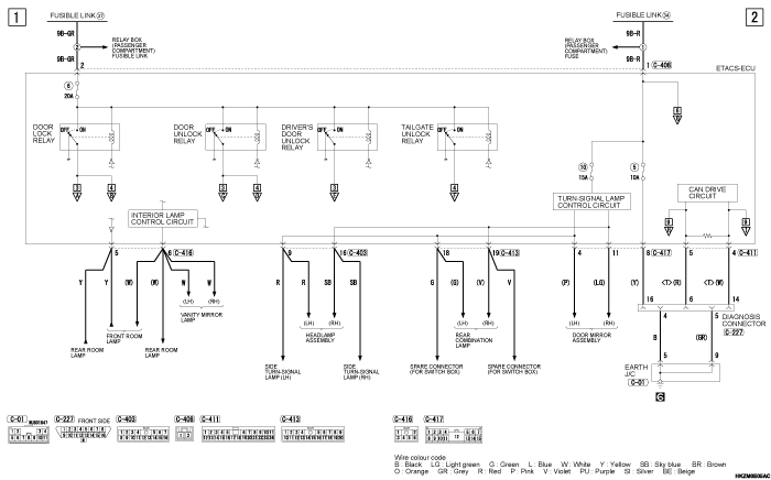 mmc asx 2019 электросхемы pdf