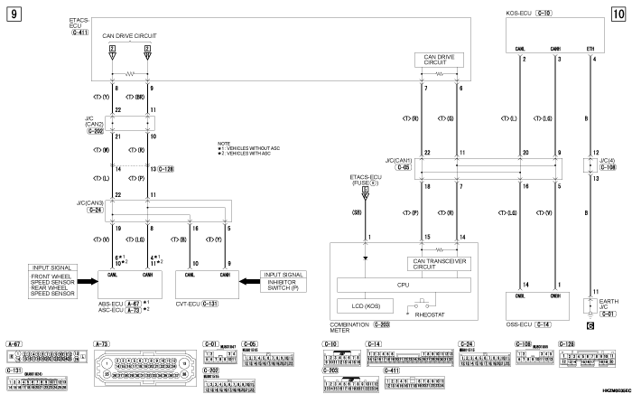 mmc asx 2019 электросхемы pdf