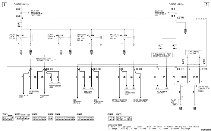 mmc asx 2019 электросхемы pdf