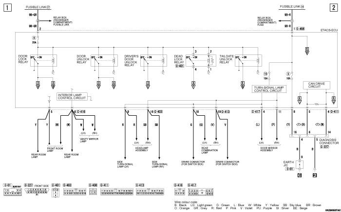 mmc asx 2019 электросхемы pdf