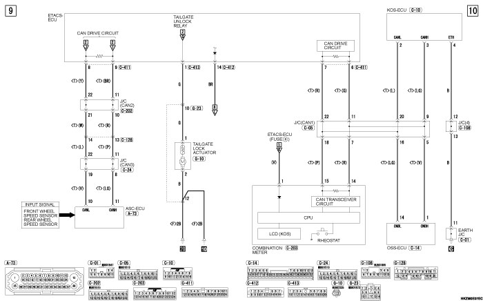 mmc asx 2019 электросхемы pdf