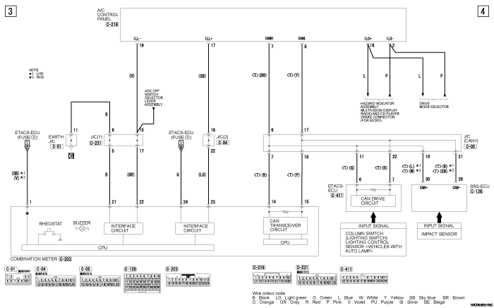 mmc asx 2019 электросхемы pdf