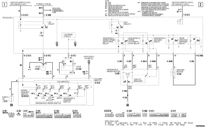 mmc asx 2019 электросхемы pdf