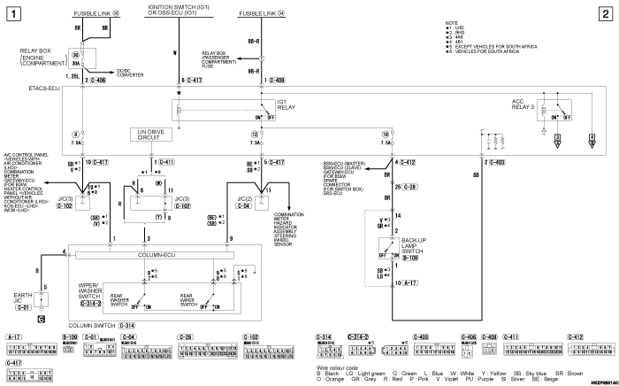 mmc asx 2019 электросхемы pdf