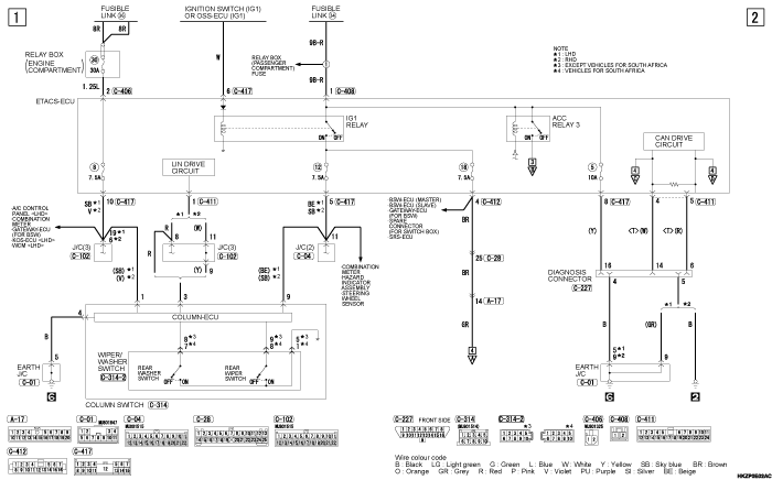 mmc asx 2019 электросхемы pdf