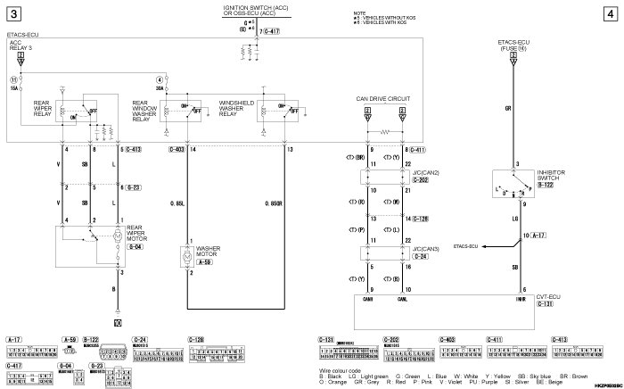 mmc asx 2019 электросхемы pdf