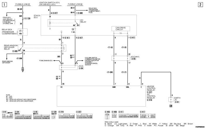 mmc asx 2019 электросхемы pdf