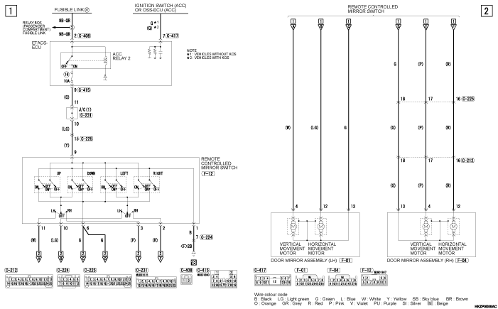 mmc asx 2019 электросхемы pdf