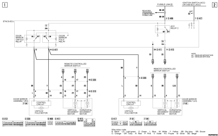 mmc asx 2019 электросхемы pdf