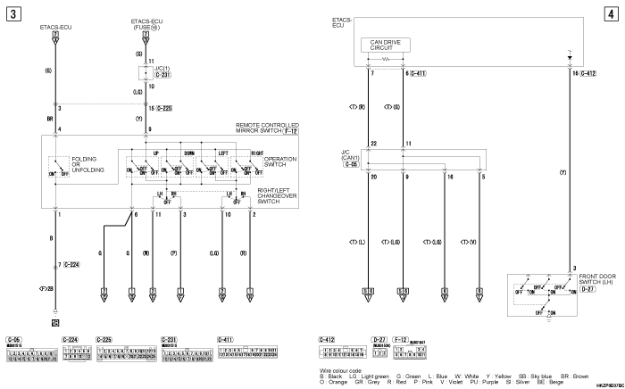 mmc asx 2019 электросхемы pdf