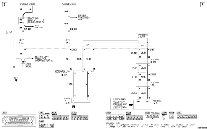 mmc asx 2019 электросхемы pdf