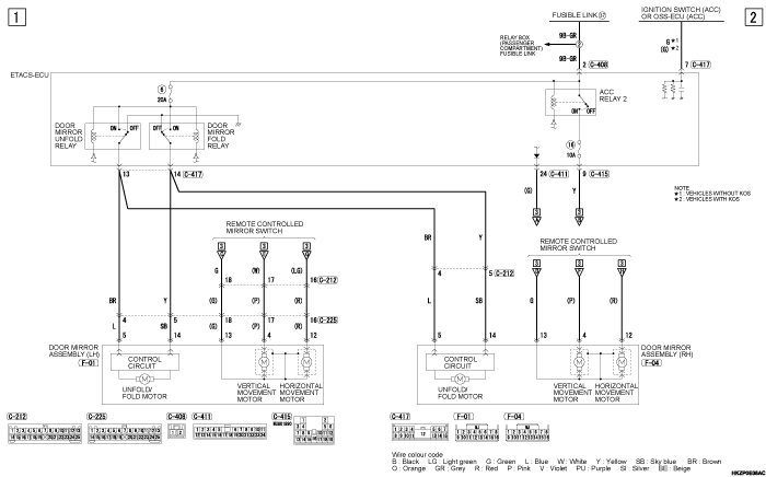 mmc asx 2019 электросхемы pdf