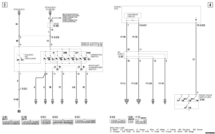 mmc asx 2019 электросхемы pdf