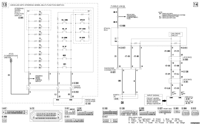 mmc asx 2019 электросхемы pdf