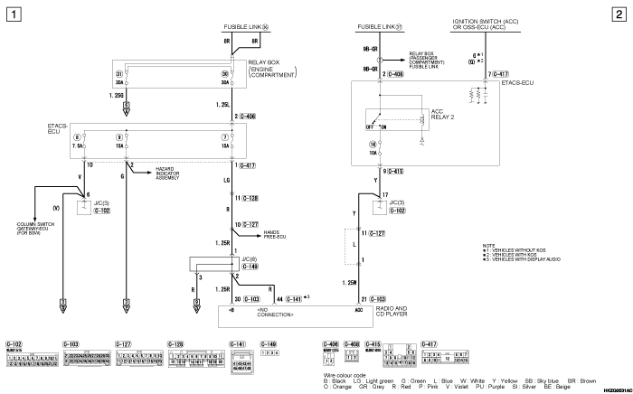 mmc asx 2019 электросхемы pdf