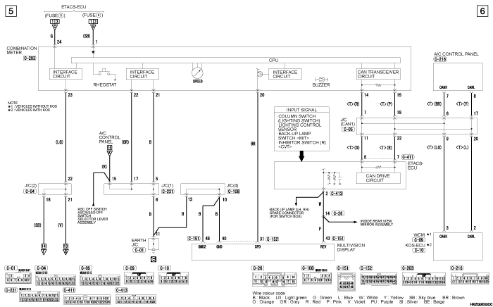 mmc asx 2019 электросхемы pdf