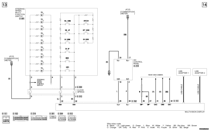 mmc asx 2019 электросхемы pdf