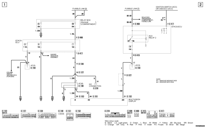 mmc asx 2019 электросхемы pdf